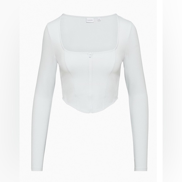 Sunday Best Dresses & Skirts - BNWOT Aritzia Sunday Best Maverick Bustier long sleeve Top size S